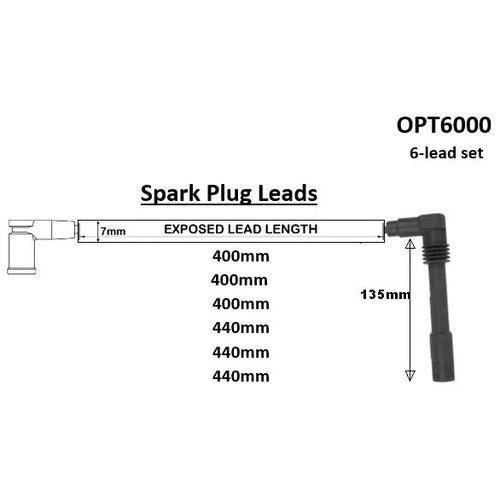 Ignition Lead Set for Mondeo 3.0 V6 | OPT6000