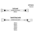 Ignition Lead Set for GM V6 VS.VY W/SHEILD | OPT6023