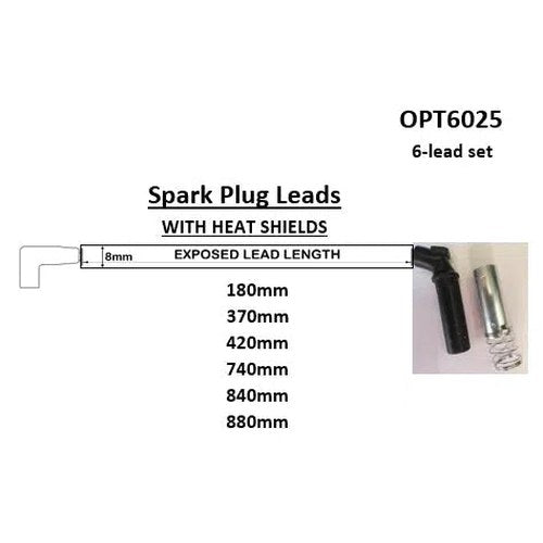 Ignition Lead Set with Heat Shield | OPT6025
