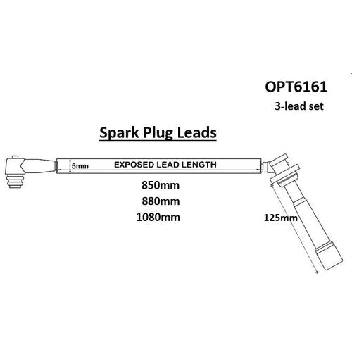 Ignition Lead Set for Falcon EL 6 96.98 | OPT6161