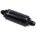 AN-6 10 Micron Billet Fuel Filter 31mm x 104mm | ALY-226-10BK