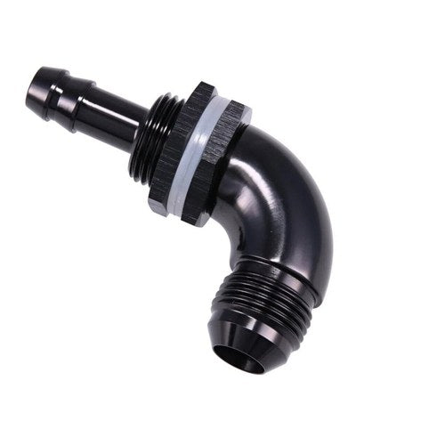 Raceworks 90deg Bulkhead Kit AN-8 to 3/8in Barb | RWF-835-08-06BK