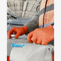TGC Hi-Vis Orange Nitrile Disposable Gloves, Box of 100 | 160030