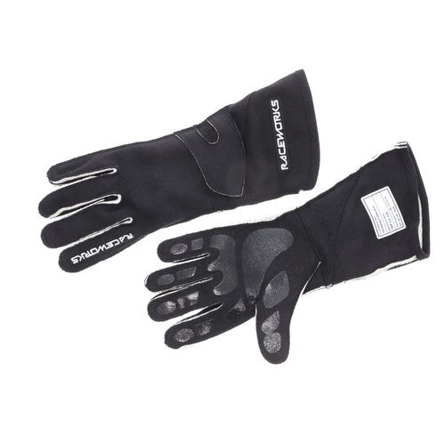 Raceworks Black FIA-Approved Gloves 3XL | VPR-260BK-3XL