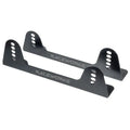 Raceworks Black Mild Steel Seat Mounts 110mm Pair | VPR-052