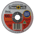 Flexovit Reinforced Cut-Off Wheel 115 x 2.5 x 22.2mm | 66252841558