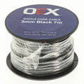 OEX Single-Core Automotive Cable 3mm Black 7m | ACX0700-7M