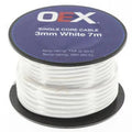 OEX Single-Core Automotive Cable 3mm White 7m | ACX0703-7M