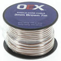 OEX Single Core Automotive Cable 3mm Brown 7m Roll | ACX0705-7M