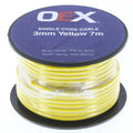 OEX Single Core Automotive Cable 3mm Yellow 7m Roll | ACX0706-7M