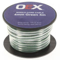 OEX Single Core Automotive Cable 4mm Green 4m Roll | ACX0724-4M