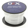 OEX Single Core Automotive Cable 4mm White 4m Roll | ACX0726-4M
