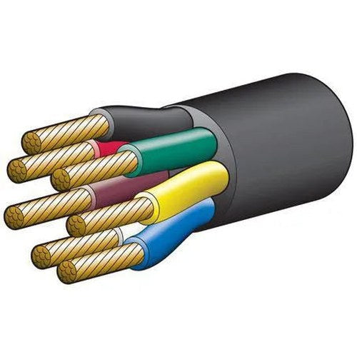 Narva 7 Core Trailer Cable 4mm, 100M Roll | 5874-100TC
