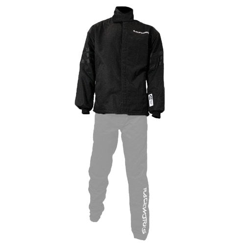 Raceworks Black Two-Layer Race Suit Top XS | VPR-253BK-XS