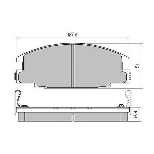 RDA Phantom Ceramic Brake Pad Set for Holden and Isuzu | RDC1116
