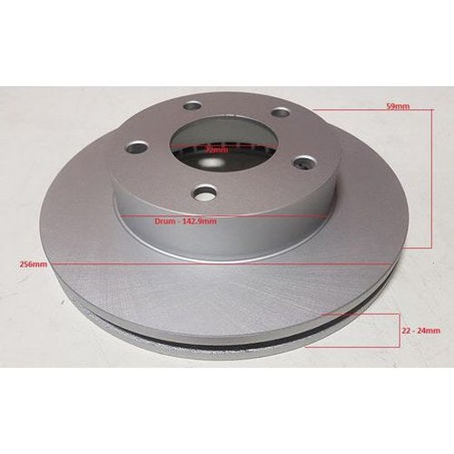 RDA Vented Brake Rotor for Bongo Brawny & Vanette 255.7mm | RDA8587