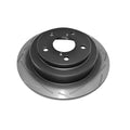 DBA T2 Slotted Rear Disc Brake Rotor Pair for Subaru, part DBA644S