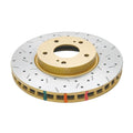 DBA 4000 XS Cross-Drilled and Slotted Front Disc Brake Rotor for Nissan Skyline R33, part DBA4963XS