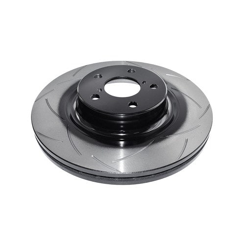 DBA T2 Slotted Front Disc Brake Rotor Pair for Subaru WRX, part DBA650S