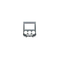 Radio Fascia Kit for Mazda Premacy and Mazda 5 BK, Silver - FORMULA-YE-MA 022