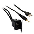 Metra USB and 3.5mm Extension with Cover, 27 Inches, part AXUSB35-SKT