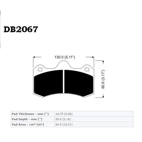 Ceramic Front Brake Pads for Holden Commodore HSV VZ | DB2067QS