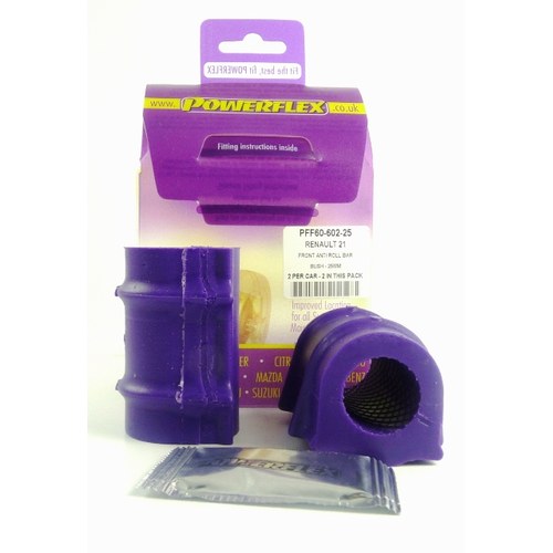 Powerflex Front Anti Roll Bar Bush 25mm for Renault 21 | PFF60-602-25