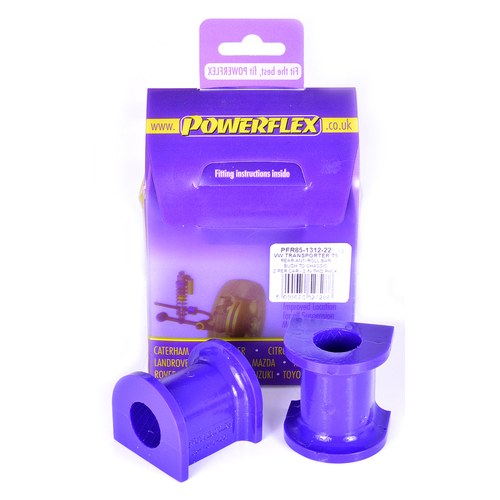 Powerflex Rear Anti-Roll Bar Chassis Bush 22mm for VW Transporter | PFR85-1312-22
