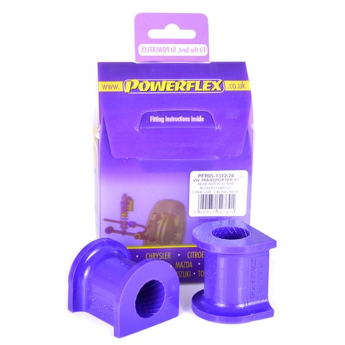 Powerflex Rear Anti-Roll Bar Chassis Bush 24mm for VW Transporter | PFR85-1312-24