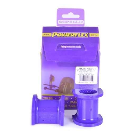 Powerflex Rear Anti-Roll Bar Chassis Bush 28mm for VW Transporter | PFR85-1312-28