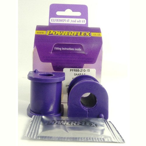 Powerflex Rear Anti Roll Bar Bush 15mm for Vauxhall, Opel and Saab | PFR66-210-15