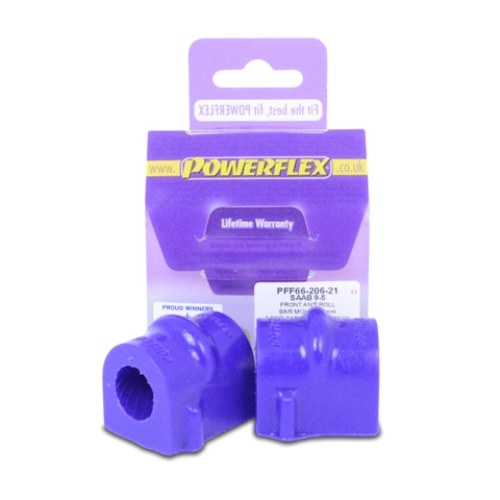 Powerflex Front Anti-Roll Bar Mounting Bush 21mm for Saab 9-5 | PFF66-206-21