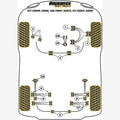 Powerflex Black Stabiliser to Chassis Bush | PFF1-822BLK