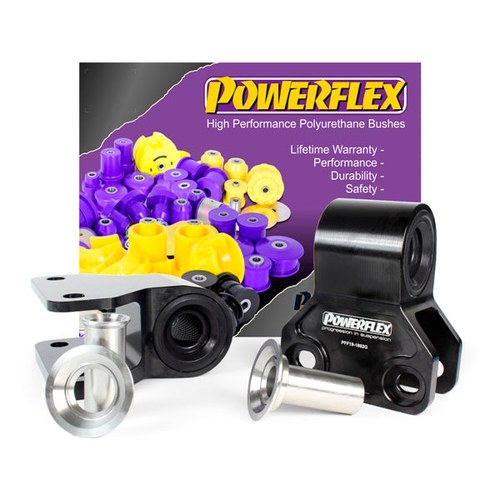 Powerflex Front Wishbone Rear Bush Anti-Lift & Caster Offset | PFF19-1802GBLK