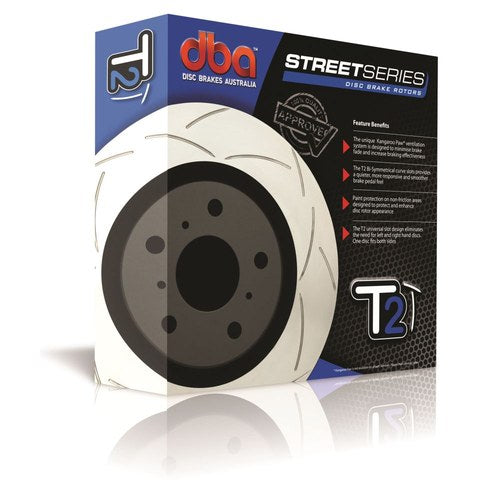DBA T2 Slotted Front Disc Brake Rotor Pair for Toyota Hi-Ace | DBA766S