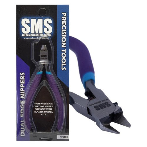 SMS Dual-Edge Nippers for Plastic Model Kits | NPR02