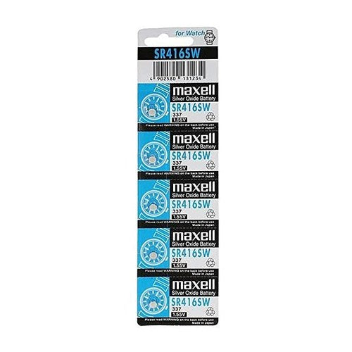 Maxell SR712SW Silver Oxide Watch Batteries 5 Pack | MX346
