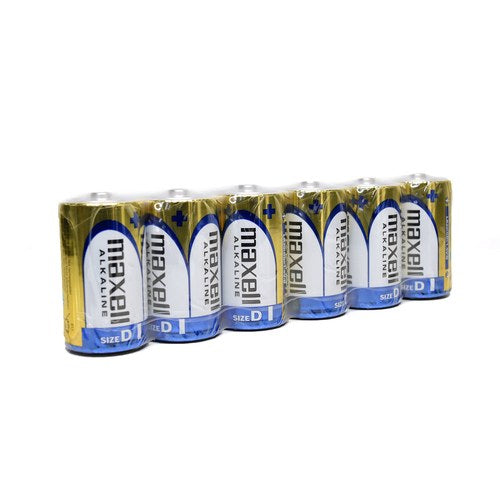 Maxell Alkaline D Batteries Pack of 6 | LR20(GD)6P
