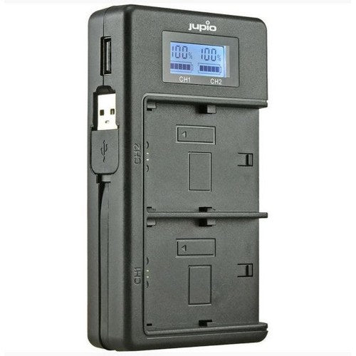 Jupio Canon LP-E17 Duo USB Charger with LCD | JDC2005