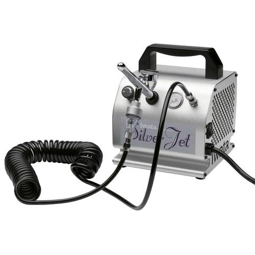 Iwata Silver Jet Airbrush Compressor with Filter | IS50F
