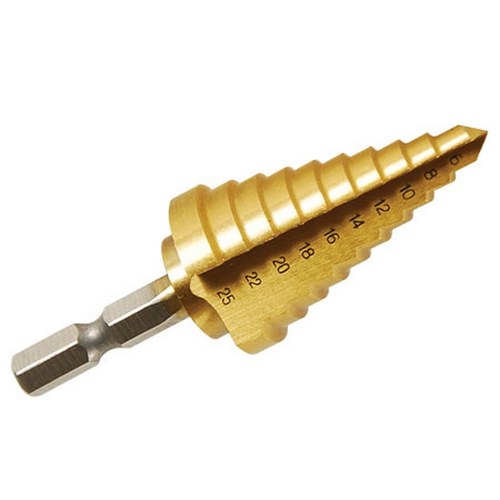 DNA HSS Step Drill Bit 6-25mm, 10 Steps | WUB625