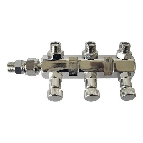 Sparmax 3-Outlet Air Manifold with Shut-Off | SP.MANIFOLD3