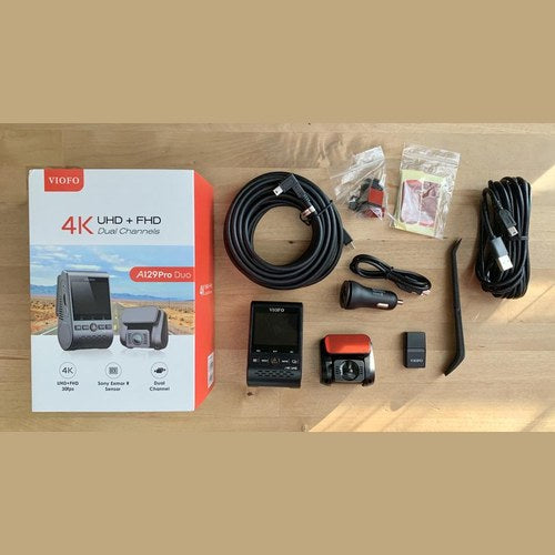 Viofo A129 Pro Duo 4K Front and 1080p Rear Dash Camera | A129PRODUO-G