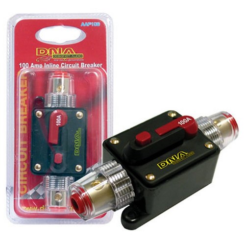 Dna 100 Amp Inline Circuit Breaker for 4 or 8 Gauge Cable | AAF106