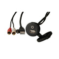 Fusion MS-CBUSB3.5 Panel-Mount USB and AUX Connector | 010-12381-00