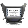 Double DIN Fitting Kit for Hyundai Elantra 2013-2015 | DFPK3140