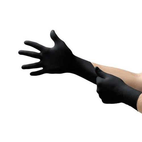 Amadex Panther Black Nitrile Gloves XL 100 Pack | EUBK62-XL