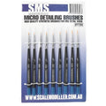 SMS Synthetic Micro Detailing Brush Set, 9 Piece | BSET04