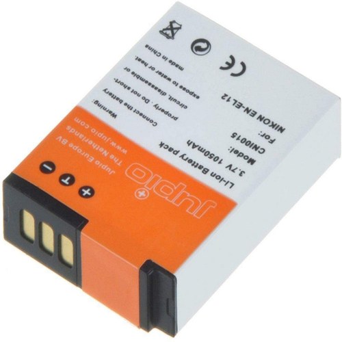 Jupio Nikon EN-EL12 Camera Battery 3.7V 1050mAh | CNI0015