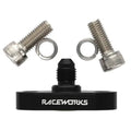Raceworks AN Turbo Drain, part RWF-463-01BK